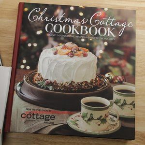Pair of Christmas Cookbooks with Recipes, Menus, and Decor How-Tos